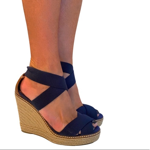 TORY BURCH Adonis Espadrille Wedge - Picture 13 of 16